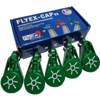 FlyEx-Cap - 5er Set - Motiv Sonne grün