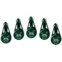 FlyEx-Cap - 5er Set grün - Motiv Mücke